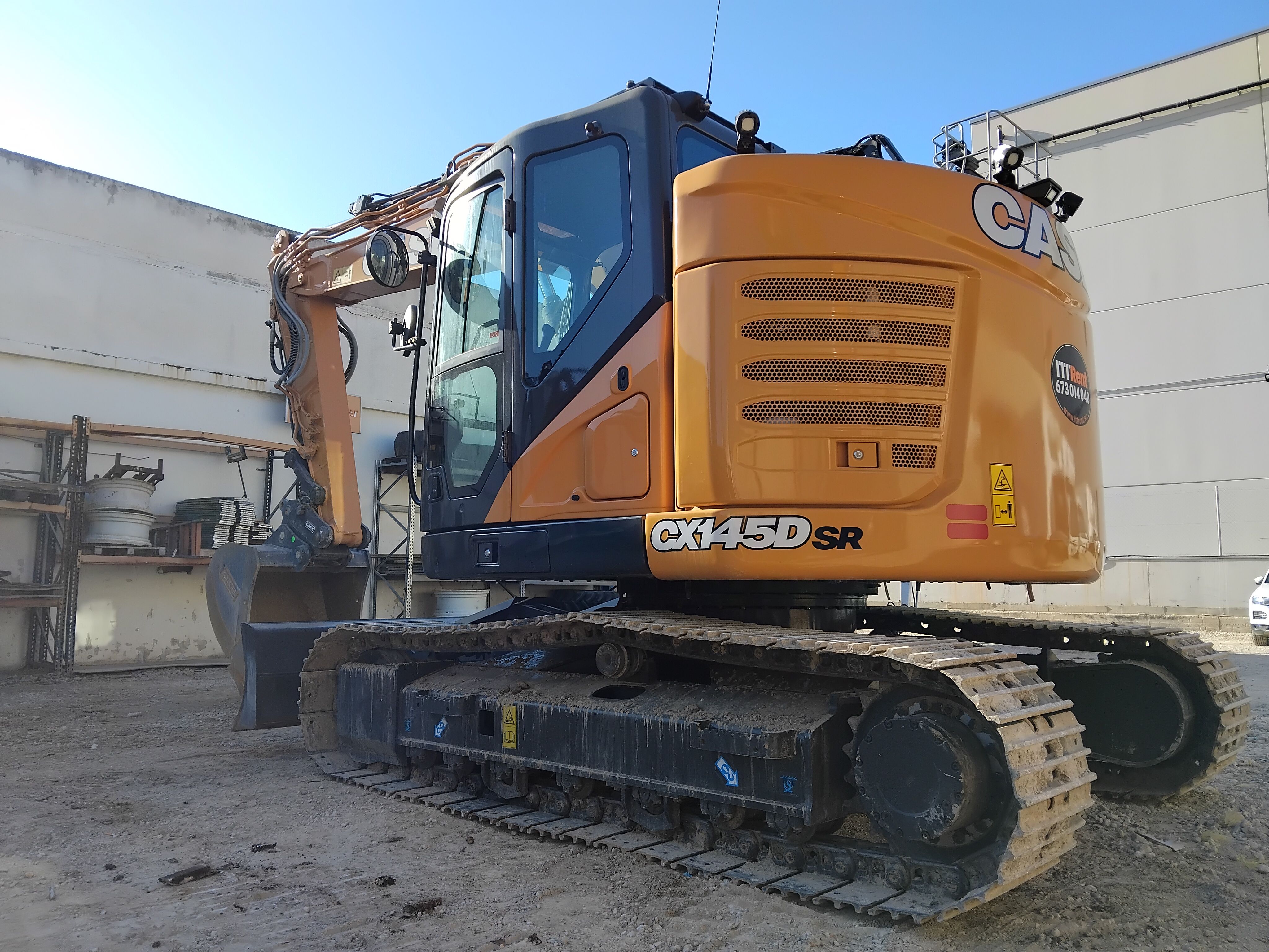 ALQUILER EXCAVADORA DE CADENAS CASE CX145DSR website