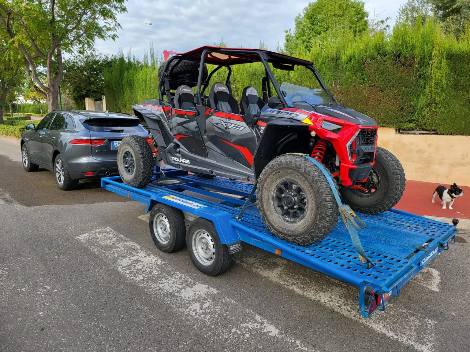 Alquiler de Remolque plataforma para Quad 4x4  website