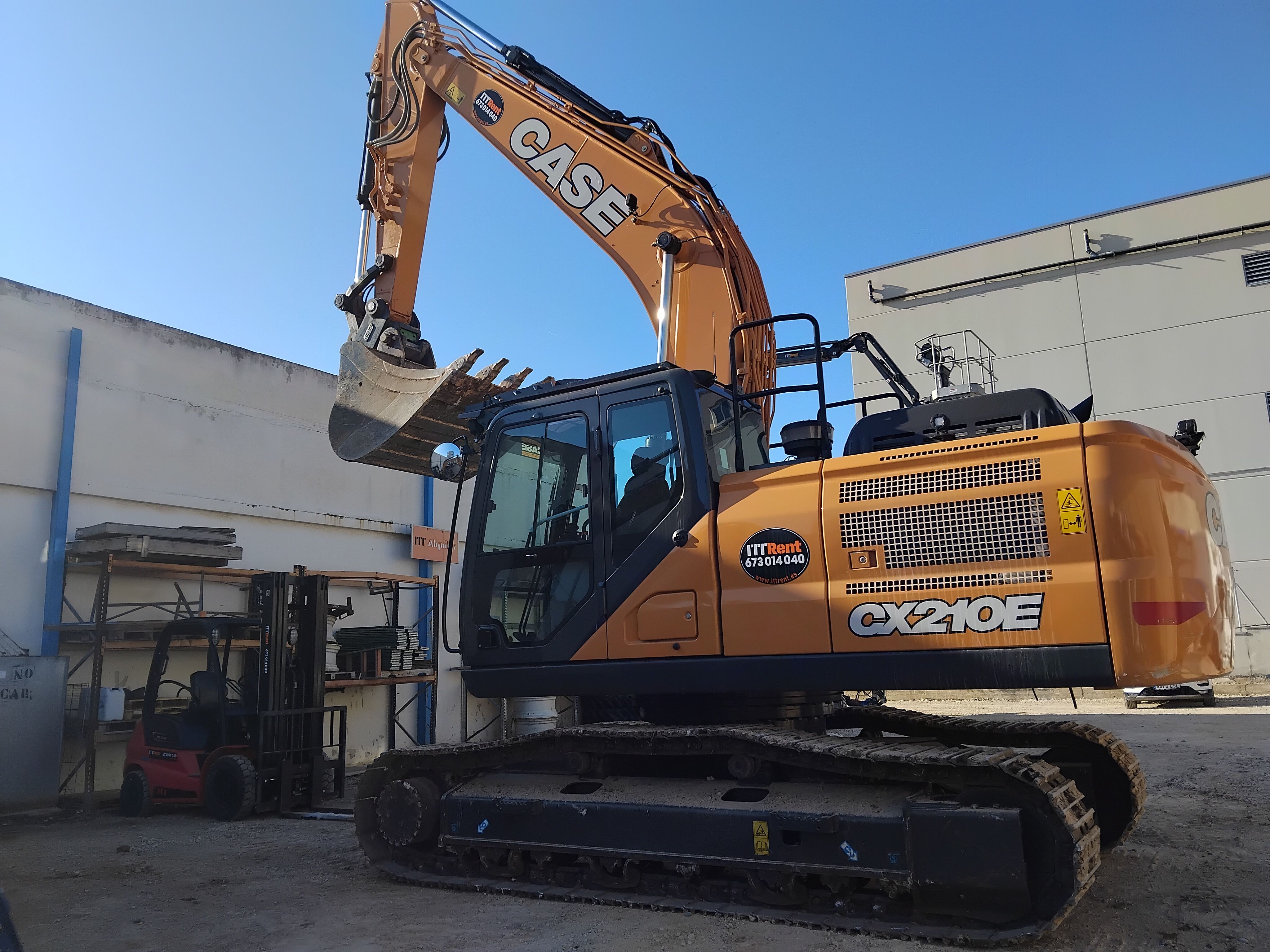 ALQUILER EXCAVADORA CADENAS CASE CX210E website