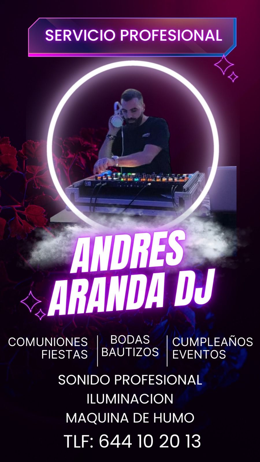 SERVICIO PROFESIONAL DJ COMUNIONES BODAS CUMPLEAÑOS website