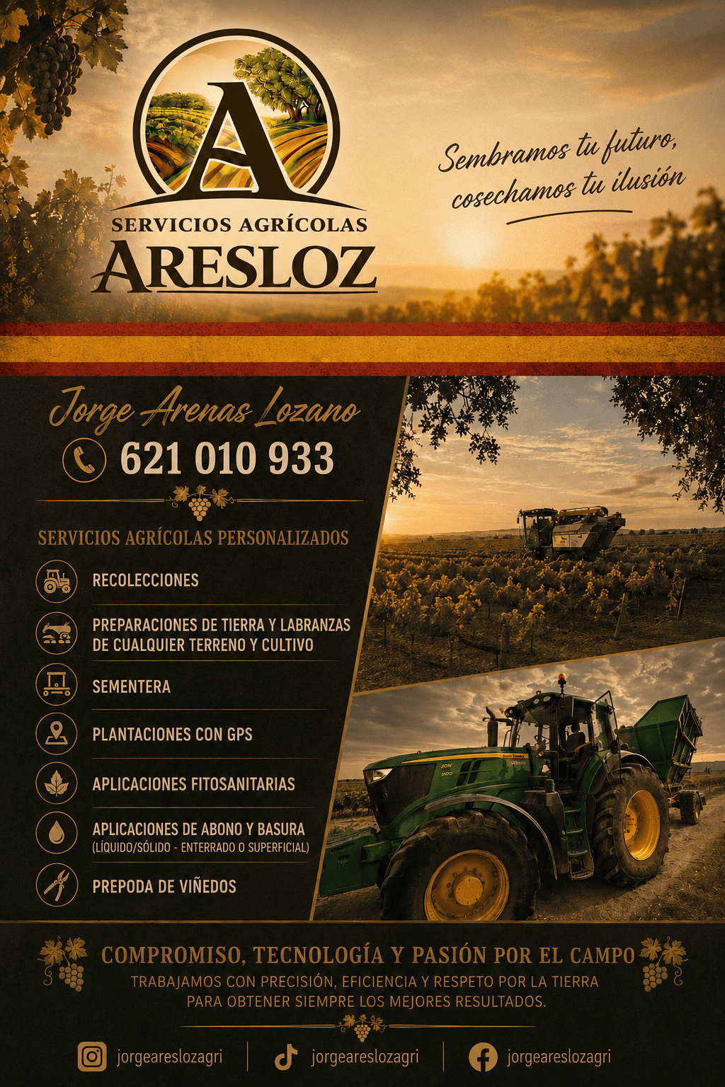 Servicios Agrícolas y Gestión de fincas website