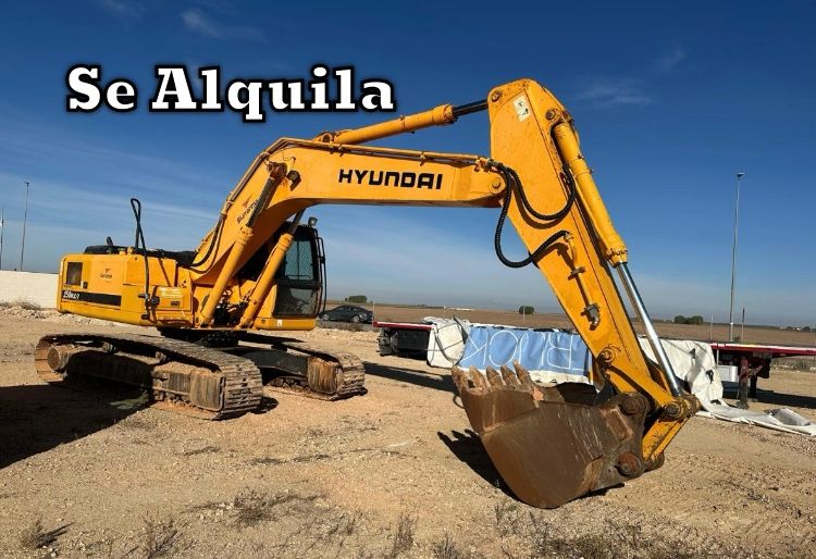 ALQUILER Excavadora HYUNDAI de cadenas  website
