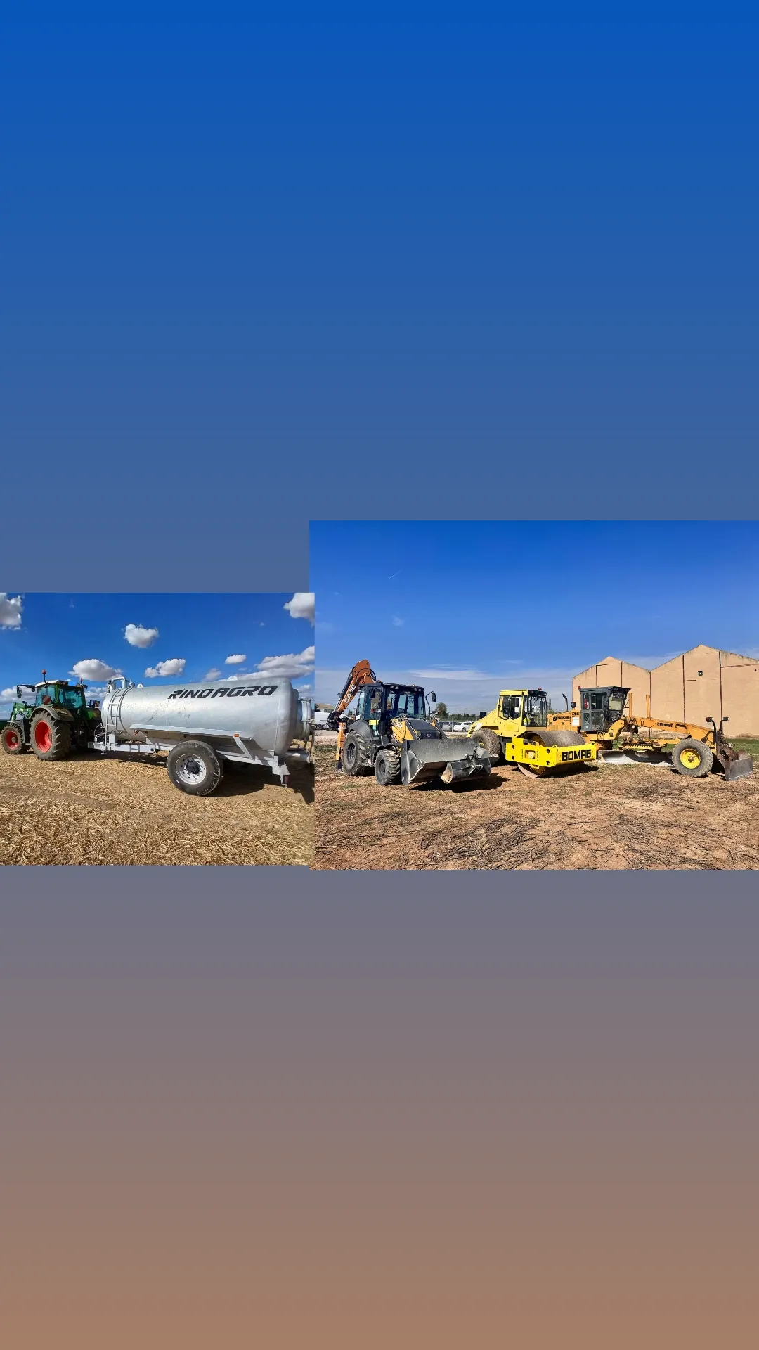 Servicios movimientos de tierra con cuba  y excavaciones  website