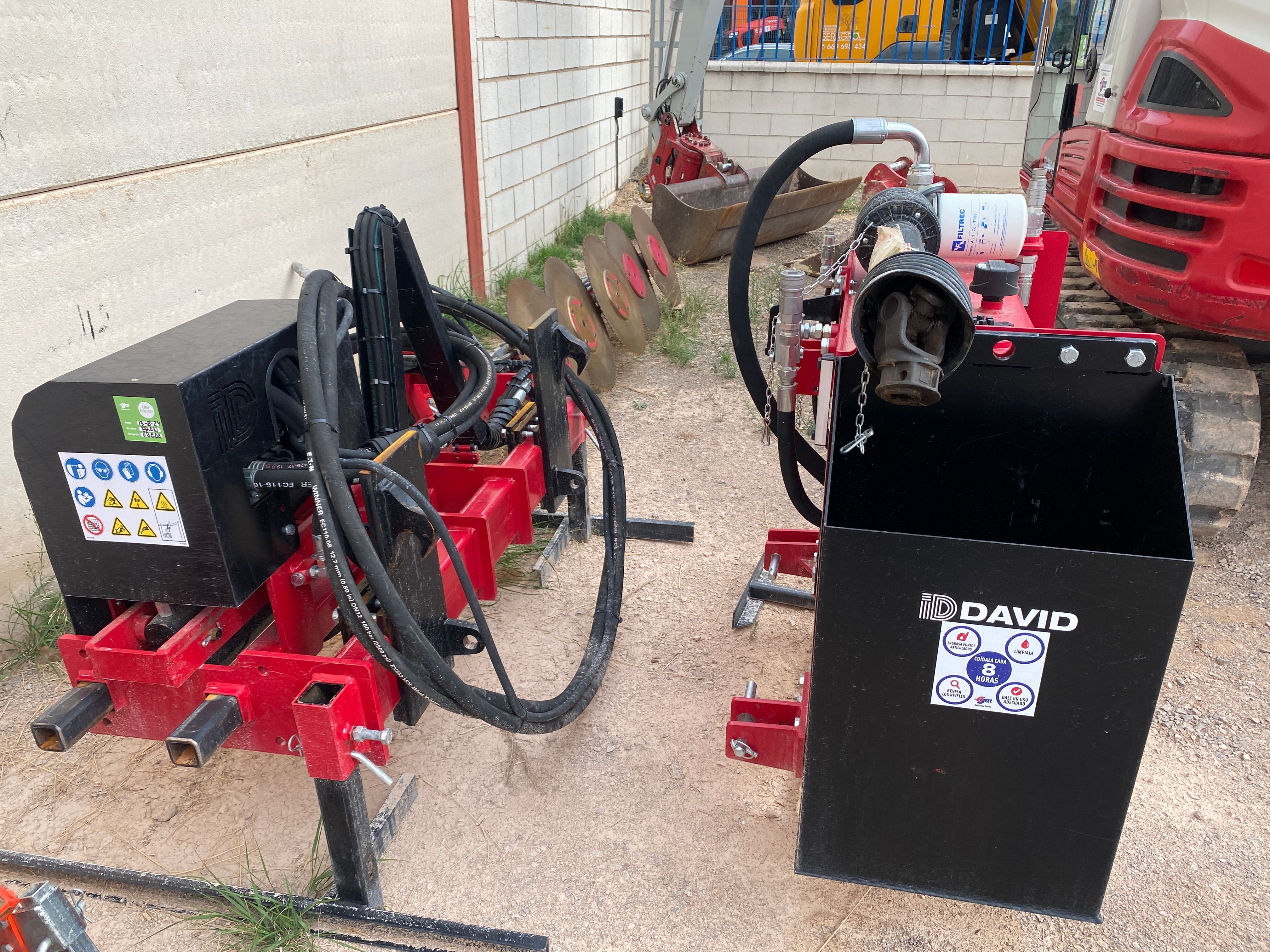 Alquiler PrePodadora de Discos Industrias  David  website