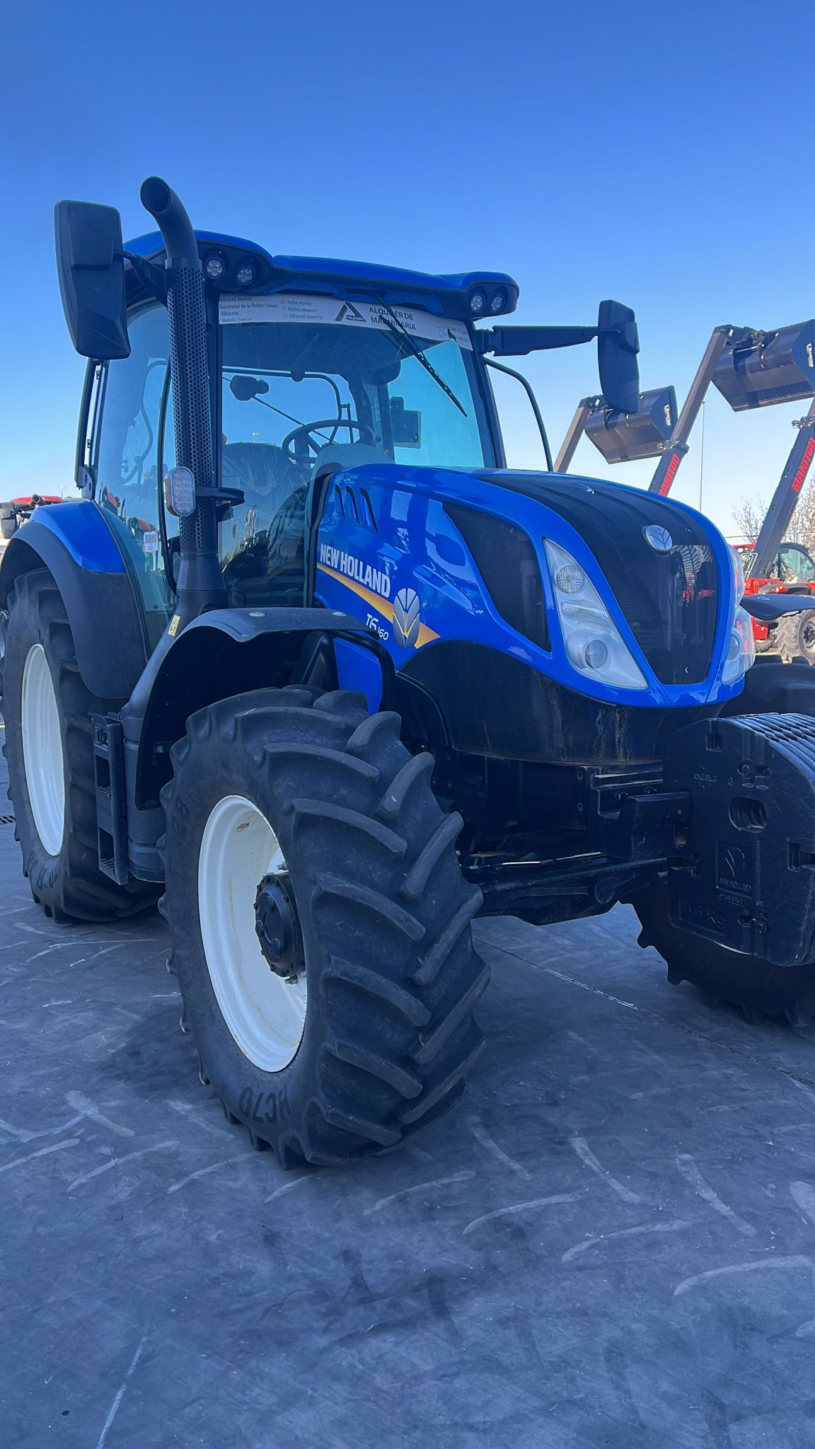 ALQUILER NEW HOLLAND T6 160 EN MADRID  website