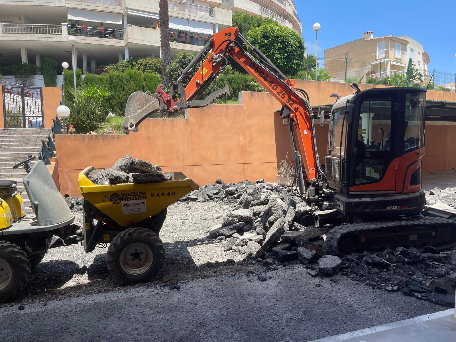 Trabajos de obra civil y canalización de tuberías website