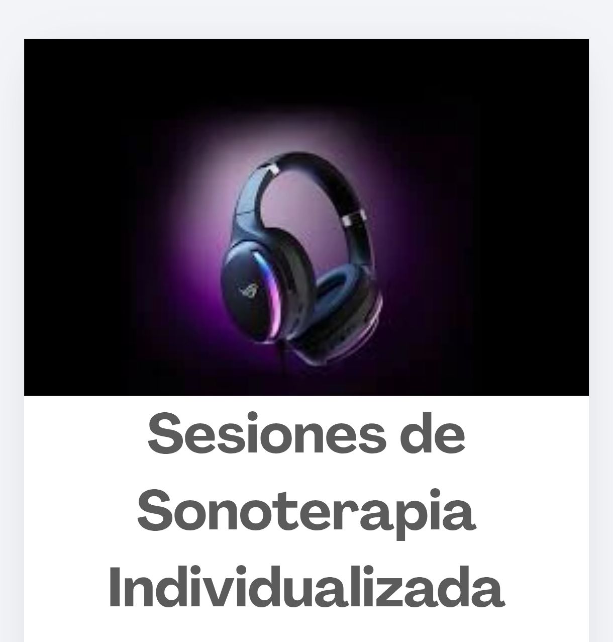 Terapia del sonido consciente website