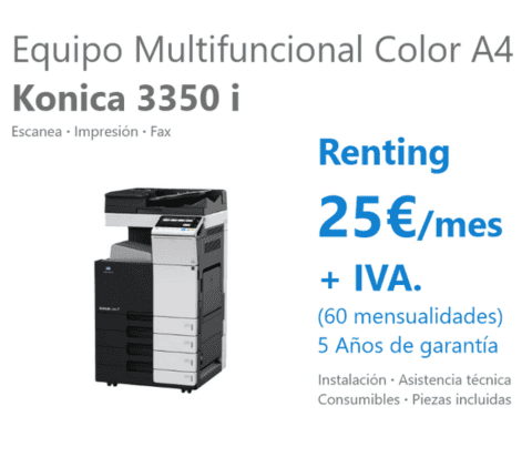 Renting de impresoras para empresas  website